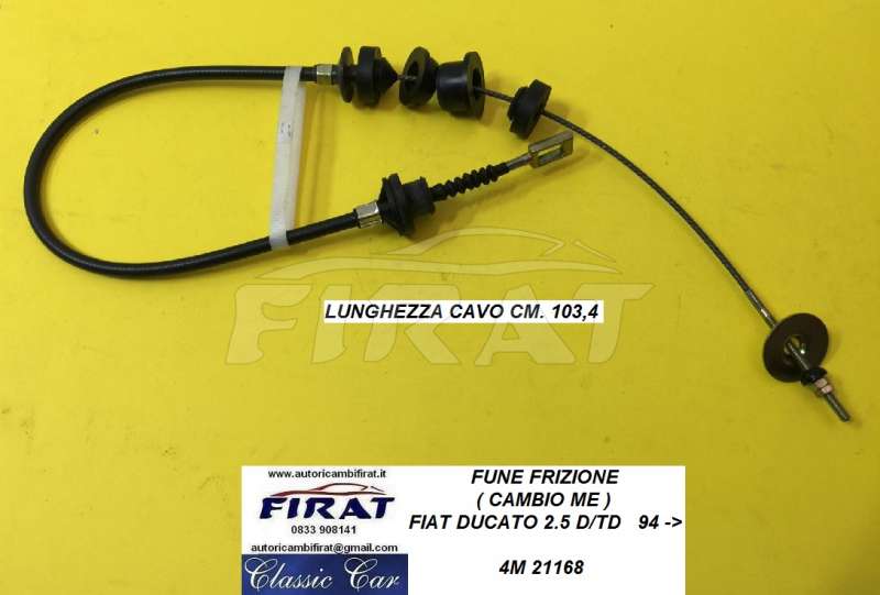 FUNE FRIZIONE FIAT DUCATO 2500 D/TD (21168)